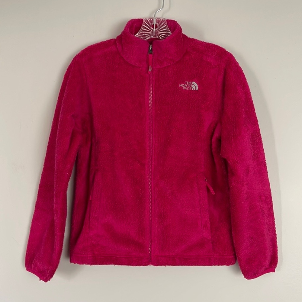 The North Face Girls “Osito” Flurry Hot Pink Jacket Youth Sz L 14/16